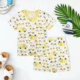 thumbnail image 2 of Toddler Baby Girl Outfits Summer Kids Pattern Short Sleeve T-Shirt & Shorts Set 6-12 Months 12-24 Months 2t 3t 4t 5t 6t 7t 8t 9t Children 3-4 Years, 2 of 7
