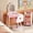 White, variant on Guqiart Girls Pretend Vanity Set, Pink Makeup Dressing Table with Light, Barber Chair, Storage Shelf and 7 Pcs Hair Salon Play Accessories