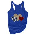 thumbnail image 3 of Cadeaux pour Maman Femmes Grande Taille Été Imprimé Animal Col Rond Sans Manches T-Shirt Débardeur, 3 of 5