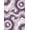 Purple, Pattern 4, variant on ODIKA 2'x3' Washable Doormat Non-Slip, Low Pile Boho Abstract Symmetrical Bordered Center Watercolor Ombre Purple Flowing for Entryway, Kitchen, Laundry Room