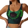 thumbnail image 2 of Lsque Pikmin Printed Women'S Sports Bra, Compression, Moisture Wicking, High-Impact Sports Bra For Women,Supportive sports bra-Medium, 2 of 9