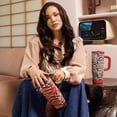 thumbnail image 5 of Cely x TAL 32oz Stainless Steel Skye Tumbler with Handle and Fip-up Straw, Tiger, 5 of 7