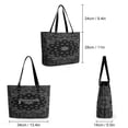 thumbnail image 3 of Paisley Pattern Woman Leather Handbags Large Tote Bag Fashion Portable Handbags With Zipper, 3 of 7