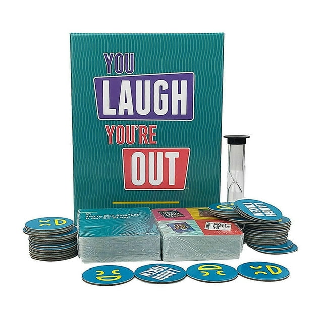 You Laugh You're Out - Hilarious Group Party Family Card Games for Adults & Kids