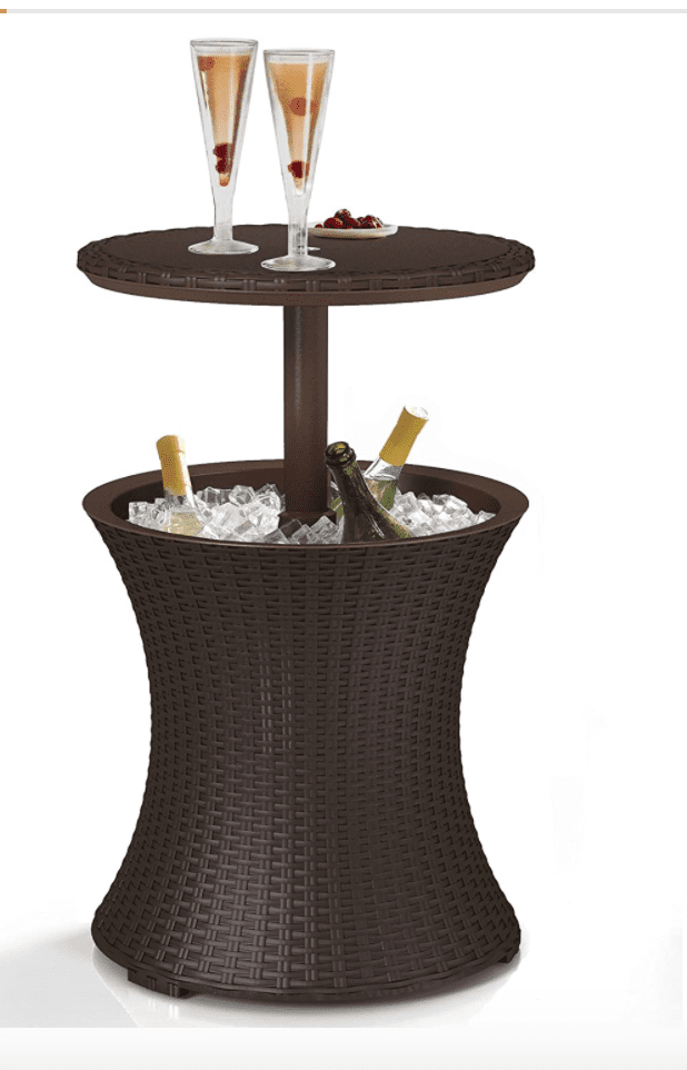 keter modern cool bar and side table