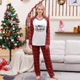 thumbnail image 6 of Penkiiy Christmas Pajamas for Family 2024 Matching Sets Lounge Sets for Women Couples Loungewear Sets Christmas Pjs XL Black, 6 of 6