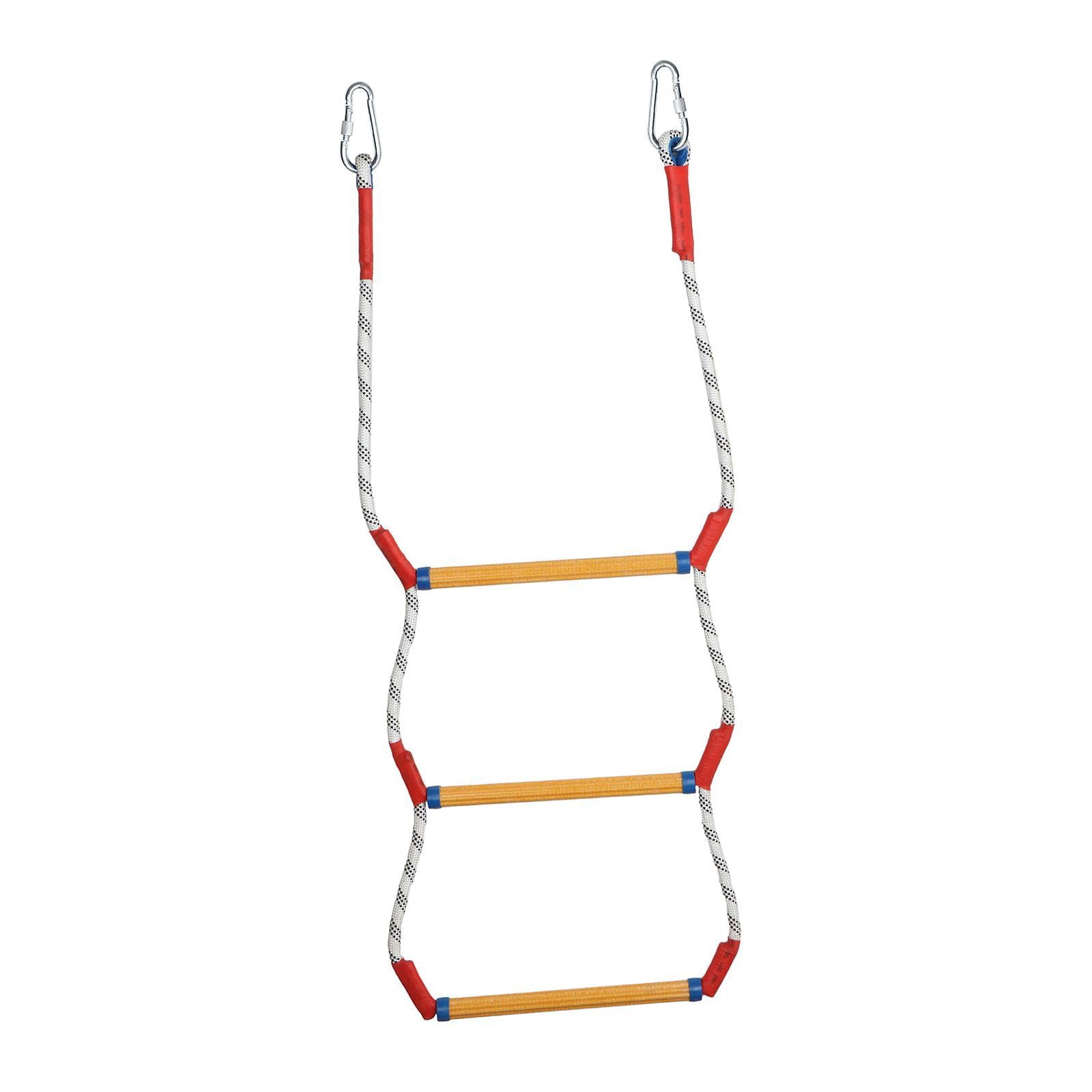 GARENDE Boat Rope Ladder Boarding Ladder Marine Rope Ladder for Canoeing Kayak Yacht Three Tire