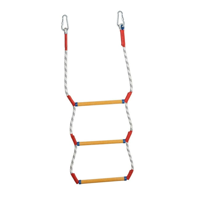 Maytalsory Boat Rope Ladder Heavy Duty Climbing Ladder for Dinghy fit for Inflatable Boat Yacht Three Tire
