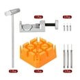 thumbnail image 3 of Unique Bargains Watch Band Link Pin Remover, Hammer Punch Pins Orange Strap Holder Watch Repair, 3 of 6