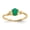 Yellow, variant on Fine Jewelry 14K White Gold Blue Topaz Birthstone Ring for Women Size- 7