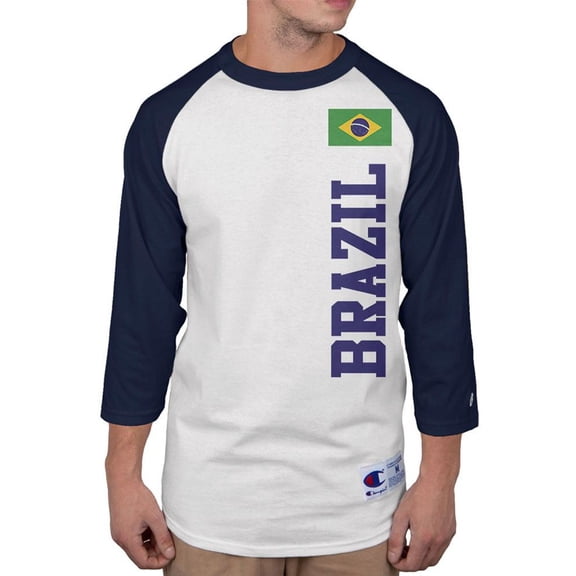 World Cup Brazil Mens Raglan T Shirt