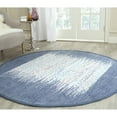 thumbnail image 2 of SAFAVIEH Montauk Tennyson Braided Border Cotton Area Rug, Ivory/Dark Blue, 2'6" x 4', 2 of 10