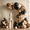 Black Brown, variant on 153pcs White Sand Balloon Arch Garland Kit, Different Sizes 18 12 10 5 inch Beige Nude Neutral Metallic Champagne Gold Confetti Balloons for Boho Bridal Baby Shower Birthday Party Decorations