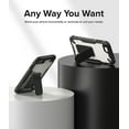 thumbnail image 3 of Ringke Fusion-X Stand Case Compatible with iPhone SE 2022 / SE 2020 / 8 / 7, Kickstand Clear Back Shockproof Protective Bumper - Black, 3 of 11