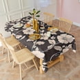 thumbnail image 2 of Pioneer Flower Floral Print Pattern Rectangle Tablecloth 60"x102",Waterproof Polyester Rectangle Table Cloth, Wipeable Spillproof Polyester Tablecloth for Dining, Camping, Indoor and Outdoor, 2 of 6