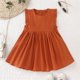 thumbnail image 4 of Vestido Largo con Mangas Largas Vestido de Niñas de Manga Voladora de Verano 95% Poliéster 5% Spandex Vestido de Bebé de Manga Larga para Fiesta Diaria Informal, 4 of 7