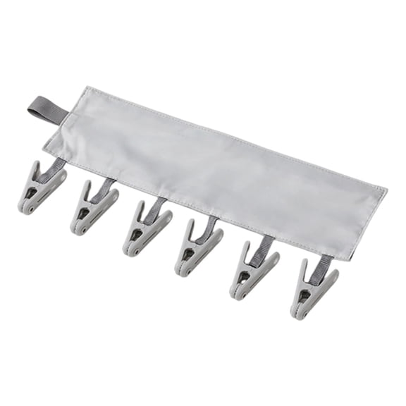 Travel Hanger Clips Cruise Ship Essentials Portable Folding Clothes Hanger Clips Towel Drying Rack Sock Dock Swimsuit Drying Rack Hanger with 6 Clips
