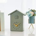 thumbnail image 1 of Cuckoo Wall Clock, Modern Wall Pendulum Quartz Clock, Hourly Chime Cuckoo Bird Voices Call Night Mode Clock For Living Room, 1 of 9