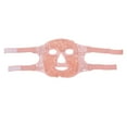 Pink Soft Gel Bead Face Cover Hot Cold Compress for Stress Relief