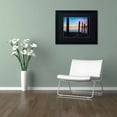 thumbnail image 3 of Trademark Fine Art "Jamaica Bay Sunset - NYC I" Canvas Art by David Ayash, Black Matte, Black Frame, 3 of 4