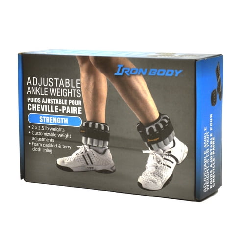 IBF 10lb Adjustable Ankle Weights – Spartan Fitness