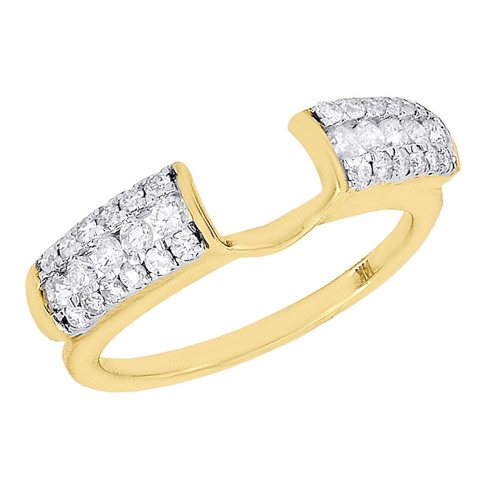 Jewelry For Less 14K Yellow Gold Diamond Solitaire Engagement Ring