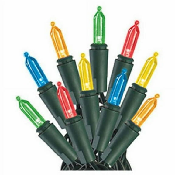 Sylvania V44541-88S 100-Count LED Multi-Color Staylit Mini Christmas Light Set - Quantity of 1