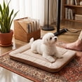 thumbnail image 6 of Woven Fabric Pet Mat Scratch Resistant Pull Proof Washable All Seasons Quilted Padding Non Slip for Cats Small Dogs Crate Floor Furniture, 6 of 6