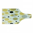 thumbnail image 1 of Yellow Polka Dot Cutting Board, Pattern of Stripes Circular Shapes and Mini Spots, Decorative Tempered Glass Cutting and Serving Board, in 3 Sizes, by Ambesonne, 1 of 2