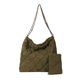 thumbnail image 1 of Bolso de hombro de moda para mujer Bolso de hombro acolchado suave Bolso de viaje (verde), 1 of 9