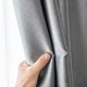 thumbnail image 3 of Dinheiro Cortinas opacas con velcro para dormitorio, 2 paneles con alzapaños, 3 of 8