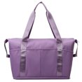 thumbnail image 2 of Bolsa De Ejercicios Bolsa de fitness para mujer Bolsa de deporte Oxford de gran capacidad para viajes y natación (púrpura) Sywqhk Para Estrenar, 2 of 9
