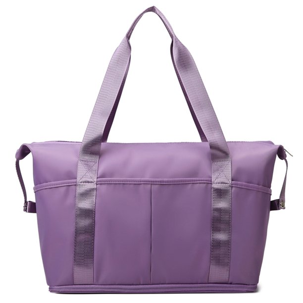 Bolsa De Ejercicios Bolsa de fitness para mujer Bolsa de deporte Oxford de gran capacidad para viajes y natación (púrpura) Tmvgtek Para Estrenar