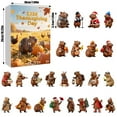 thumbnail image 4 of 2025 Capybara Advent Calendar, 24 Days Christmas Advent Countdown Calendar With 24 Pcs Capybara Ornaments, Daily Surprises, 2D Acrylic Capybaras Ornaments Christmas Decor, 4 of 8