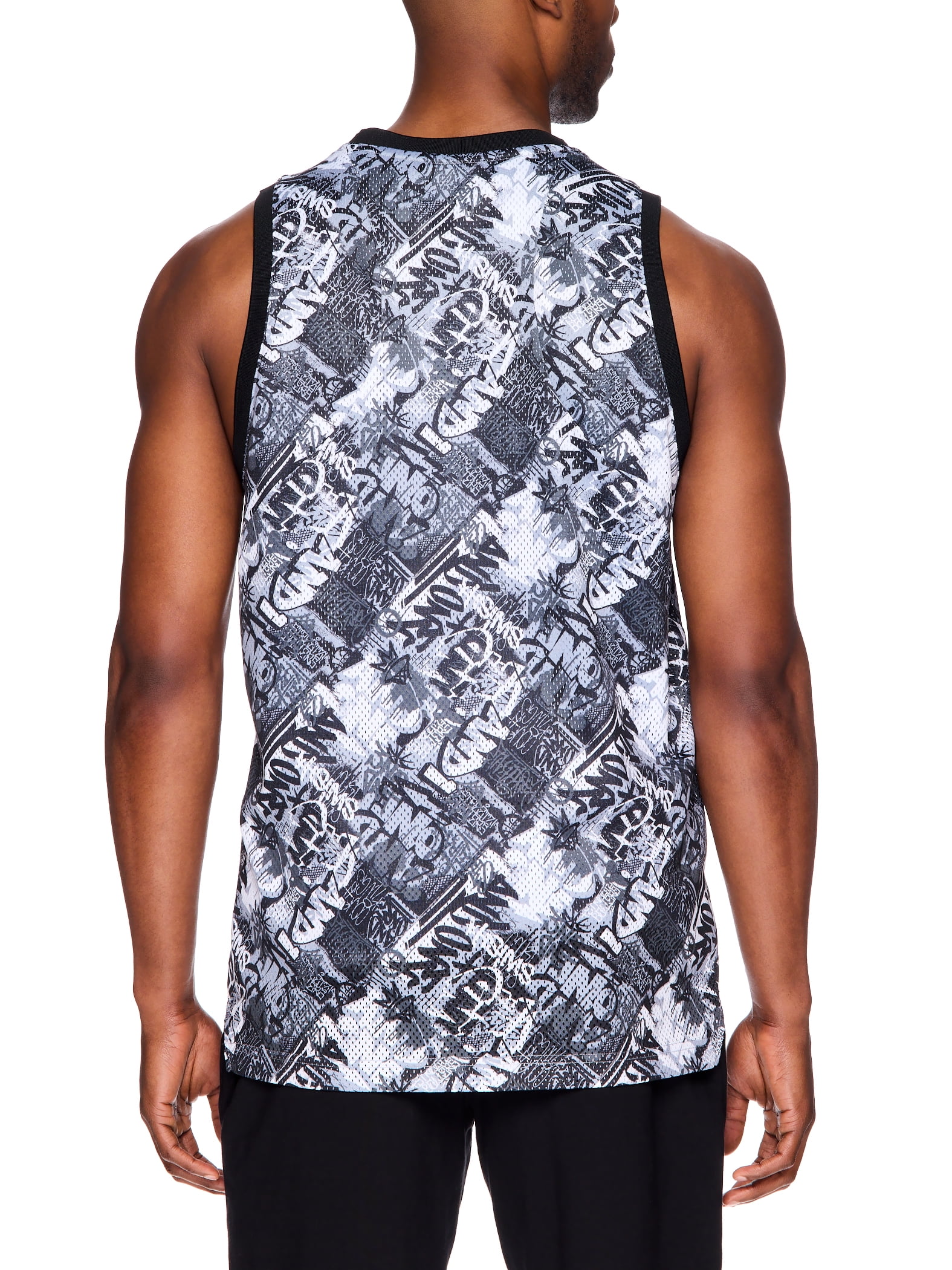 AND1 Men's and Big Men's Wraparound Basketball Tank Top, Sizes S-3XL