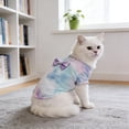 thumbnail image 1 of Tie Dye Hoodie Sweatshirt Soft Breathable Apparel For Small Medium Large Puppies And Cats, 1 of 5