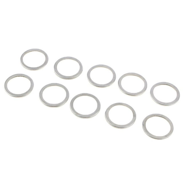10 Pcs / Ensemble Bouchon de Vidange d'Huile Moteur en Aluminium M20, Rondelles Pincées