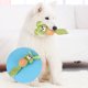 thumbnail image 3 of Mascota de felpa suave que suena, protección de limpieza de dientes, juguete de entrenamiento interactivo para morder y masticar para perros y conejos, 3 of 11