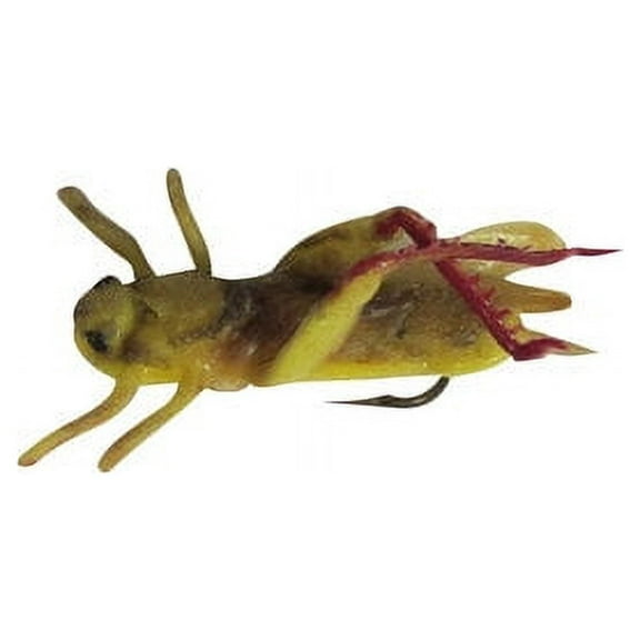 Creme 1" Tru-Lur Grasshopper Soft Lure, Natural Brown