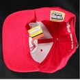 thumbnail image 3 of Students Youth Letters Baseball Cap Sport Hat Red Mario Cap  for Kids Adult Weather Running Tennis Golf, 3 of 5