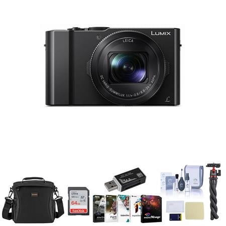 UPC: 0192223117693 | Lumix DMC-LX10 Digital Camera  20MP 1  Sensor – Bundle with 64GB SDXC Card  Camera Case  Tripod  Card Reader  Software Package  Cleaning Kit  Screen Protector