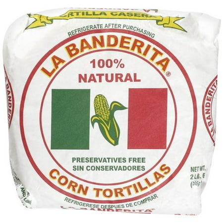 La Banderita Casera Corn 6" Tortillas, 36 ct