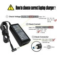 thumbnail image 5 of 65W 45W AC Charger Fit for HP 17-cn4010nr, 17t-cn200, 17-cn4047nr, 17-cp3047nr, 17t-cn300, 17t-cn400, 17z-cp200, 17z-cp300 Laptop Power Supply Cord Adapter, 5 of 9