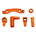 thumbnail image 1 of Conjunto de conjunto de grupo de dirección de automóvil RC Conjunto de conjunto de dirección RC de aleación de aluminio de alta resistencia para ZD Racing 10 RC Off Road Car Naranja, 1 of 14