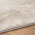 thumbnail image 5 of Addison Rugs Dream Shag Premium Machine Washable Transitional Herringbone Ivory Rectangle Rug, 5' x 7'6", 5 of 8