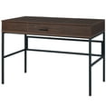 thumbnail image 2 of Functional Office Desk With Port And 1 Drawer In Oak Black Fashionable Table Spacious, 2 of 5