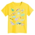 thumbnail image 4 of adviicd Boys T Shirts Boys' Short Sleeve Crew Neck T-Shirt, Soft, Comfortable, Relaxed Fit (Yellow,13-14 Years), 4 of 4