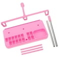 thumbnail image 4 of Masteelf Universal Sewing Machine Thread Stand 3 Spools Holder Plastic for Embroidery Home Use (Pink), 4 of 8