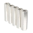 thumbnail image 4 of Hex Coupling Nut, Silver M10 Hex Coupling Nut 6 Sides 5Pcs  For Studs, 4 of 8