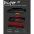 thumbnail image 3 of ALLJOY Hand Massager for Arthritis and Carpal Tunnel Relief, Touchscreen Cordless Wrist Hand Massager with Compression Vibration and Heat, 6 Levels Pressure Point Therapy, Gifts for Women Men Mom Dad, 3 of 8